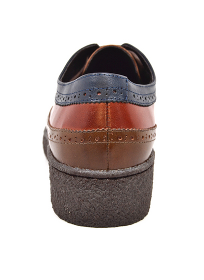 British Walkers Playboy Wingtip Men's Three Tone Low Cut Multi Color Shoes view 5