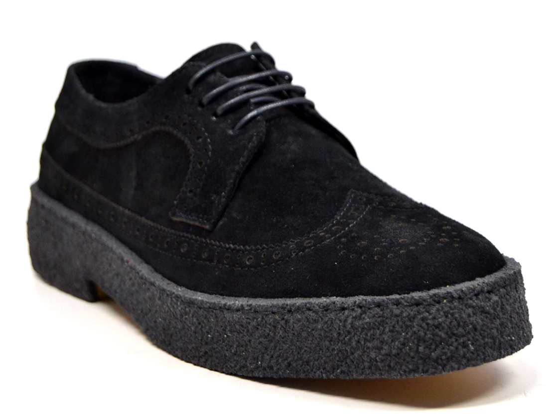 British Walkers Playboy Wingtip Men's Original Low Cut Suede Shoes view 6