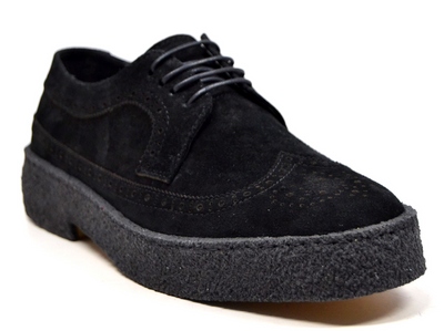 British Walkers Playboy Wingtip Men's Original Low Cut Suede Shoes view 6