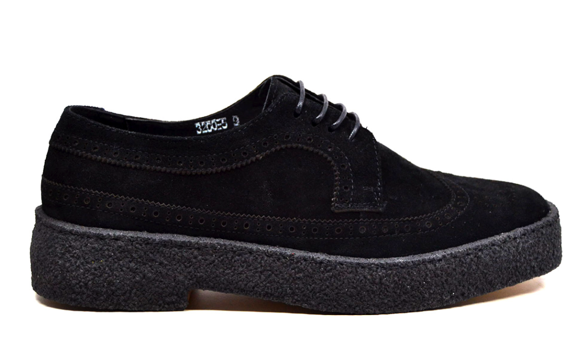 British Walkers Playboy Wingtip Men's Original Low Cut Suede Shoes view 5