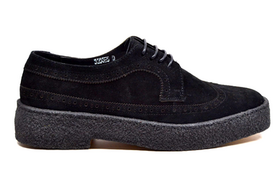 British Walkers Playboy Wingtip Men's Original Low Cut Suede Shoes view 5