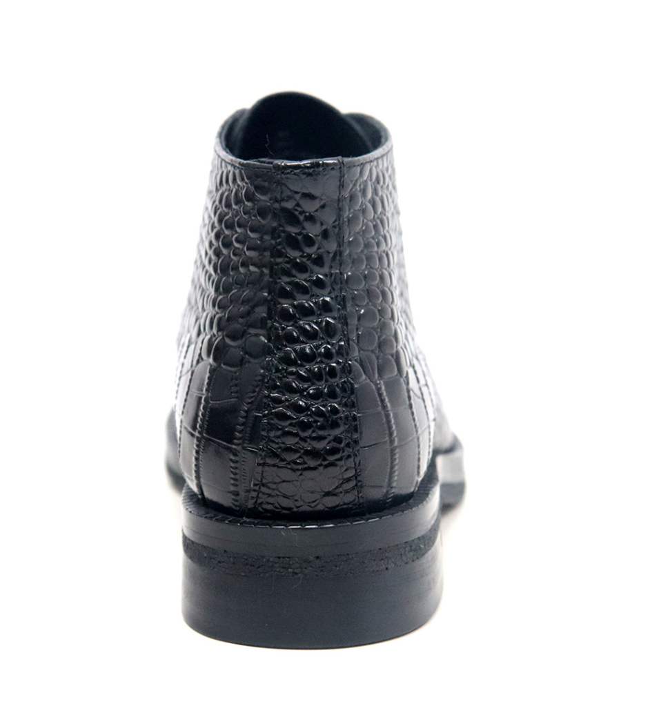 British Walkers Shick Men's Leather and Pony Skin High Top Sneakers view 6