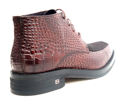 British Walkers Shick Men's Leather and Pony Skin High Top Sneakers view 14