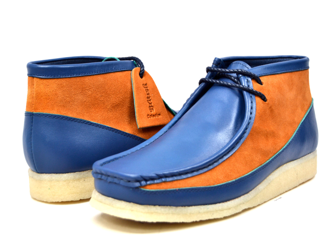 British Walkers Walker Men's Leather and Suede Combo Casual Shoes with Crepe Sole view 5
