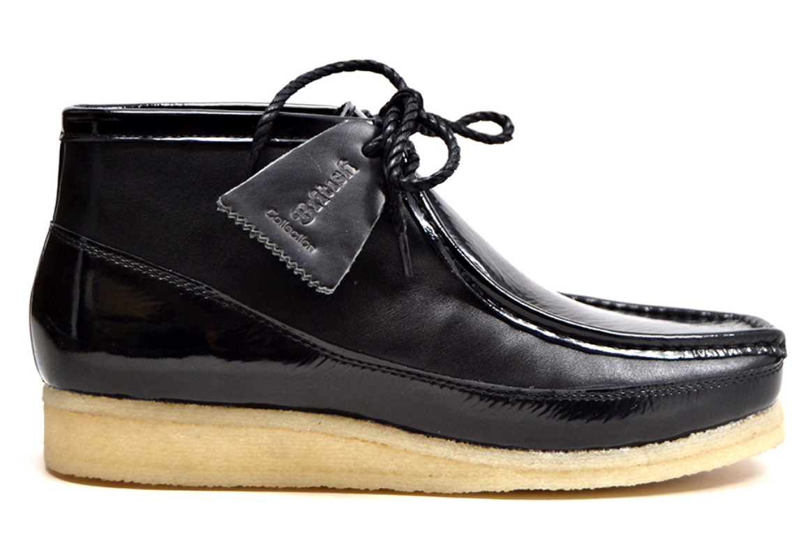 British Walkers Walker Men's Navy Patent and Leather Casual Shoes view 11