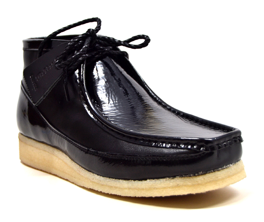 British Walkers Walker Men's Navy Patent and Leather Casual Shoes view 10