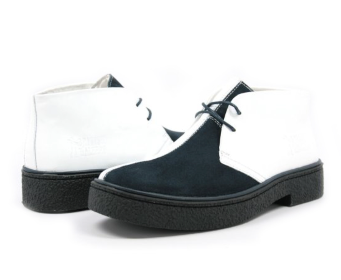 British Walkers Classic Playboy Men's Split Toe Leather and Suede Chukka Boots view 41