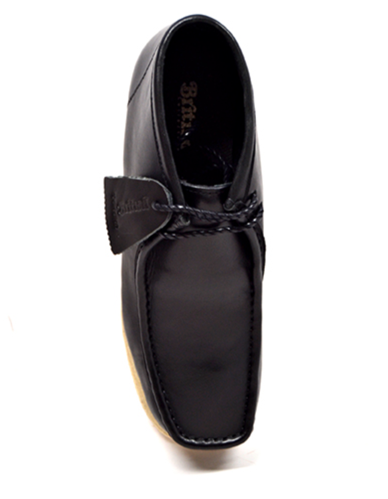 British Walkers Walker Men's Black Leather Casual Shoes view 7