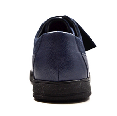 British Walkers Westminster Men's Black Leather and Suede Lace Up Shoes with Black Sole view 19