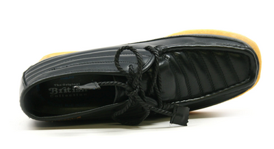 British Walkers Castle Men's Black Suede Lace Up Shoes with Crepe Sole view 27
