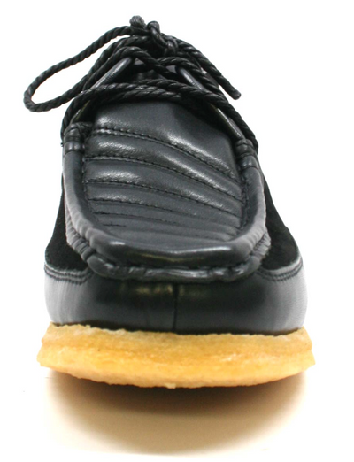 British Walkers Castle Men's Black Suede Lace Up Shoes with Crepe Sole view 33