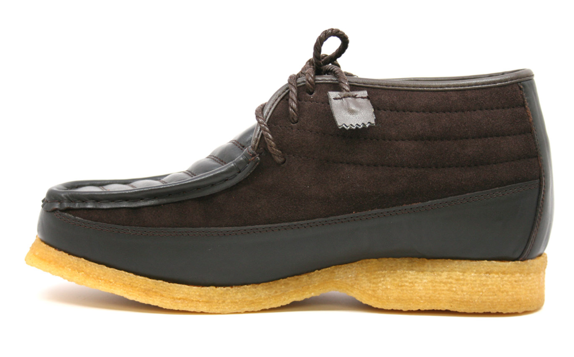 British Walkers Castle Men's Black Suede Lace Up Shoes with Crepe Sole view 35