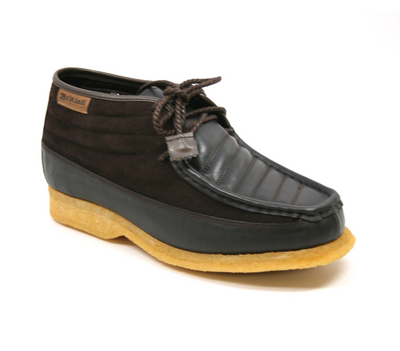 British Walkers Castle Men's Black Suede Lace Up Shoes with Crepe Sole view 36