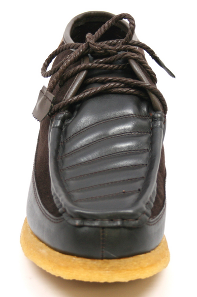 British Walkers Castle Men's Black Suede Lace Up Shoes with Crepe Sole view 38