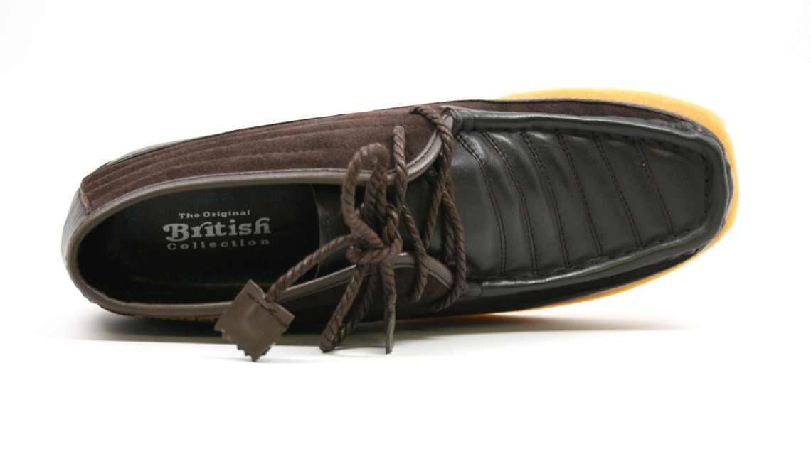 British Walkers Castle Men's Black Suede Lace Up Shoes with Crepe Sole view 39