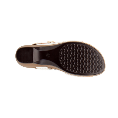 Patrizia Shantay White sandal, outsole view