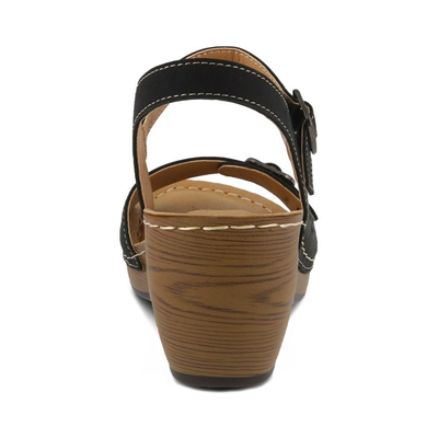 Patrizia Shantay Black sandal, rear view