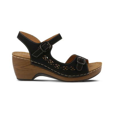 Patrizia Shantay Black sandal, outer side view