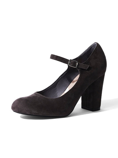 Skippy | Charcoal Suede