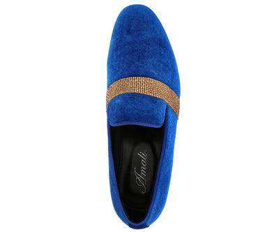 Amali Monarch Royal Gold Slip-On Shoes — product view 3