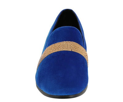 Amali Monarch Royal Gold Slip-On Shoes — product view 4
