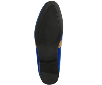 Amali Monarch Royal Gold Slip-On Shoes — product view 5
