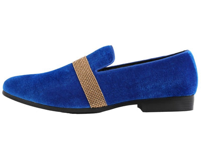Amali Monarch Royal Gold Slip-On Shoes — product view 2