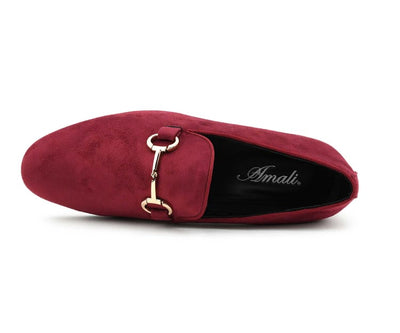 Amali Bradford Raspberry Slip-On Shoes — product view 4