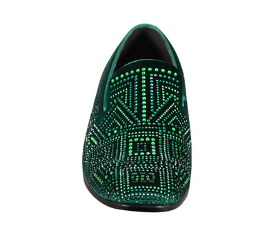 Amali Enzo Green Slippers — product view 4