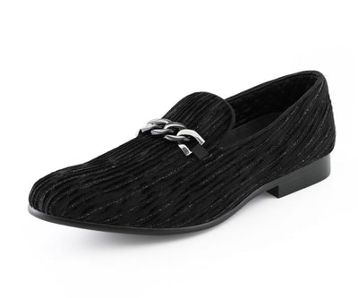 Amali Cyrus Black Slippers — product view 1