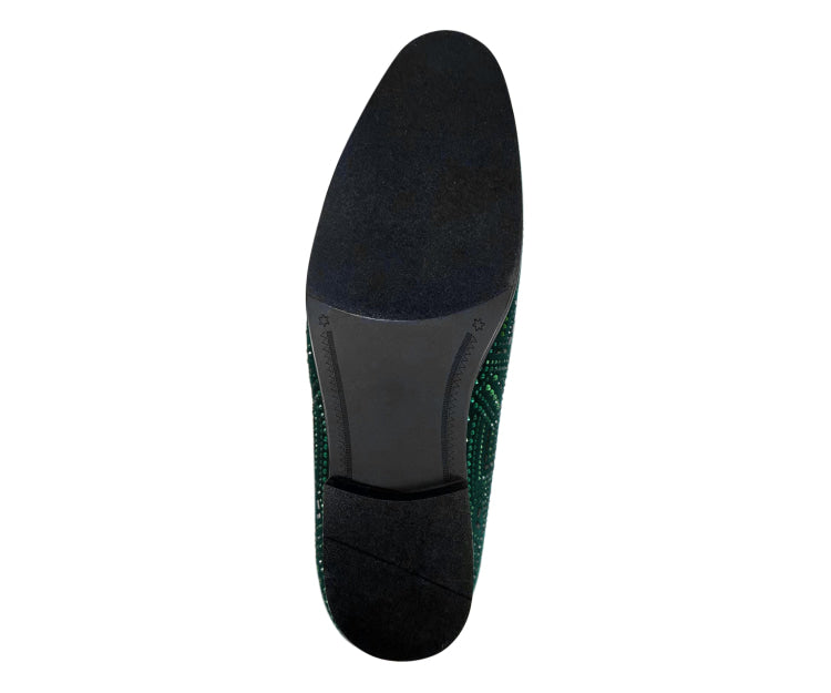 Amali Enzo Green Slippers — product view 6