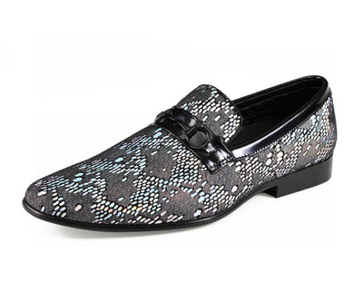Amali Julian Silver Slippers — product view 1