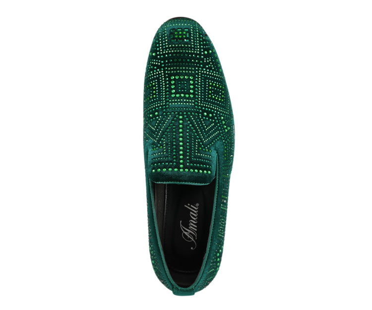Amali Enzo Green Slippers — product view 3