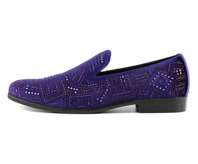 Amali Enzo Purple Slippers — product view 2