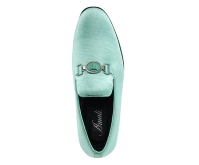 Amali Antonio Mint Smoking Slippers — product view 3