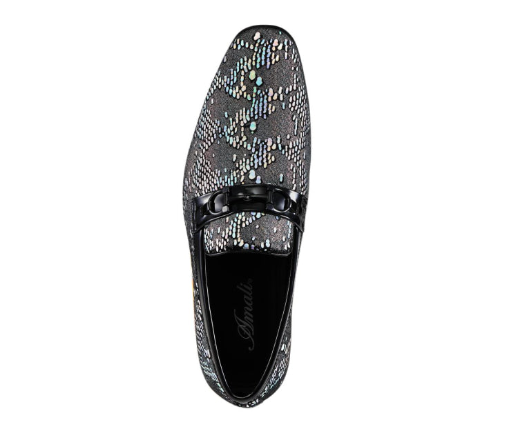 Amali Julian Silver Slippers — product view 3