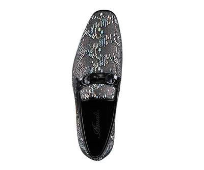 Amali Julian Silver Slippers — product view 3