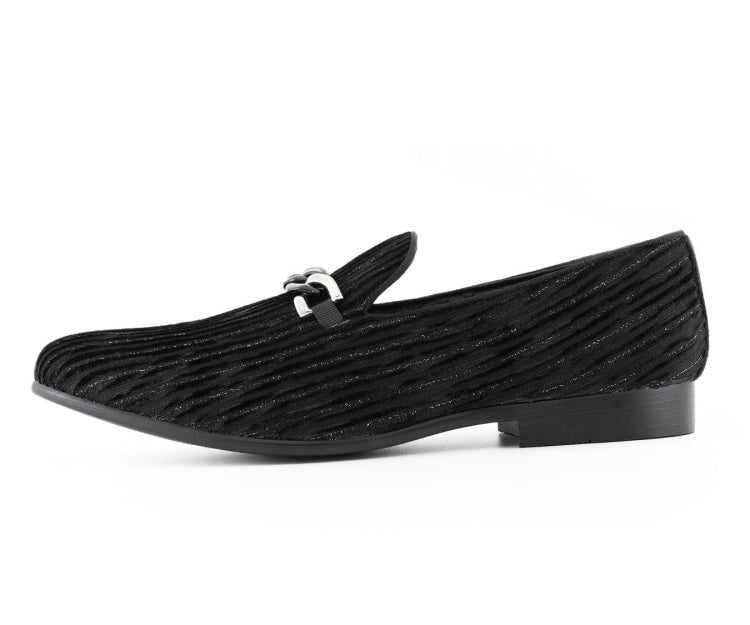 Amali Cyrus Black Slippers — product view 2