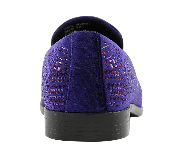 Amali Enzo Purple Slippers — product view 5