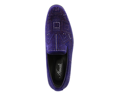 Amali Enzo Purple Slippers — product view 3