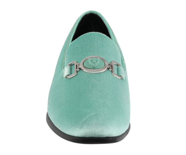 Amali Antonio Mint Smoking Slippers — product view 4