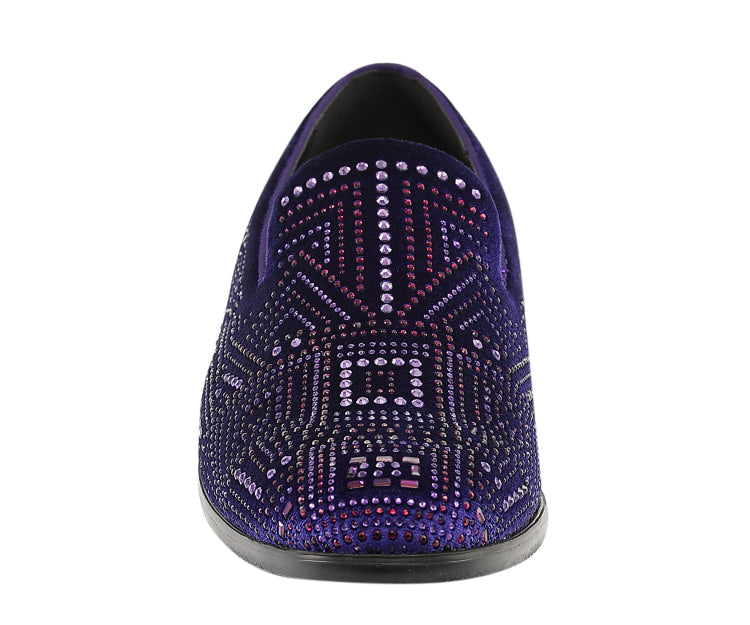 Amali Enzo Purple Slippers — product view 4