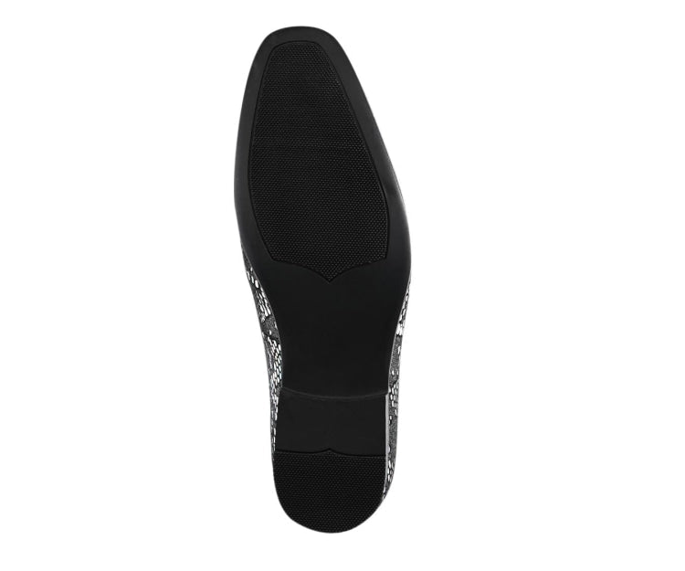 Amali Julian Silver Slippers — product view 6