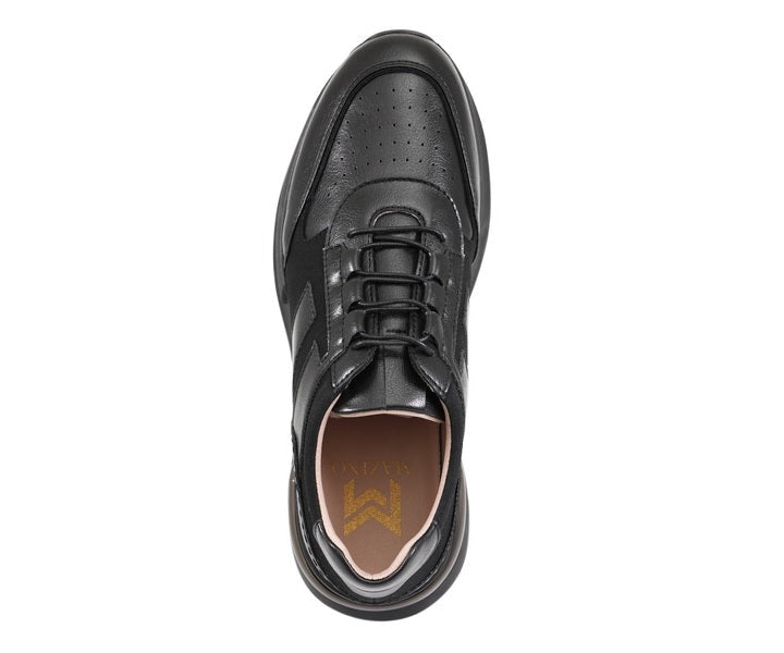 Mazino Men’s  Henley Black – product view 3
