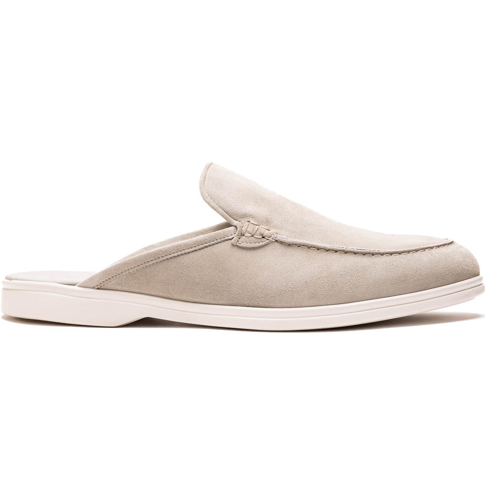 Zelli Italia 06-112-GRY SORO Sueded Italian Goatskin Mule Grey Front View