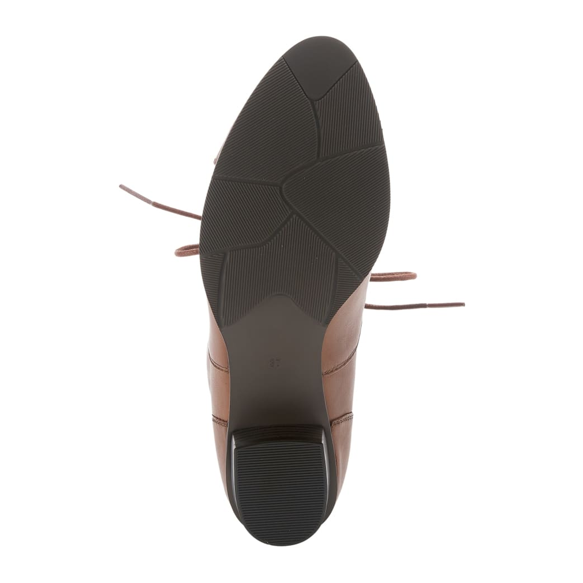 Spring Step Galil women's medium brown leather boot, outsole view