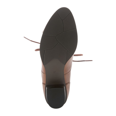 Spring Step Galil women's medium brown leather boot, outsole view