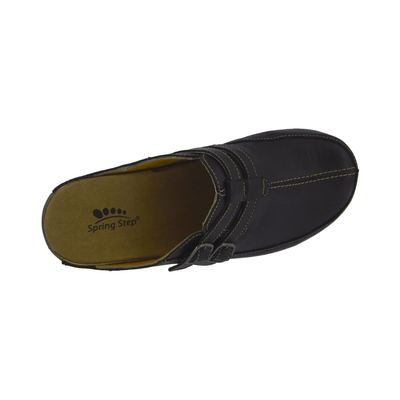 Spring Step Shoes Happy Women's Leather Slip On Clogs