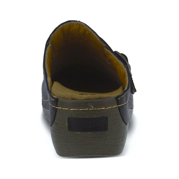 Spring Step Shoes Happy Women's Leather Slip On Clogs