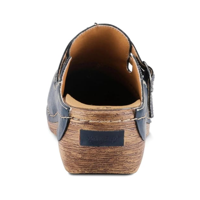Spring Step Shoes Happy Women's Leather Slip On Clogs